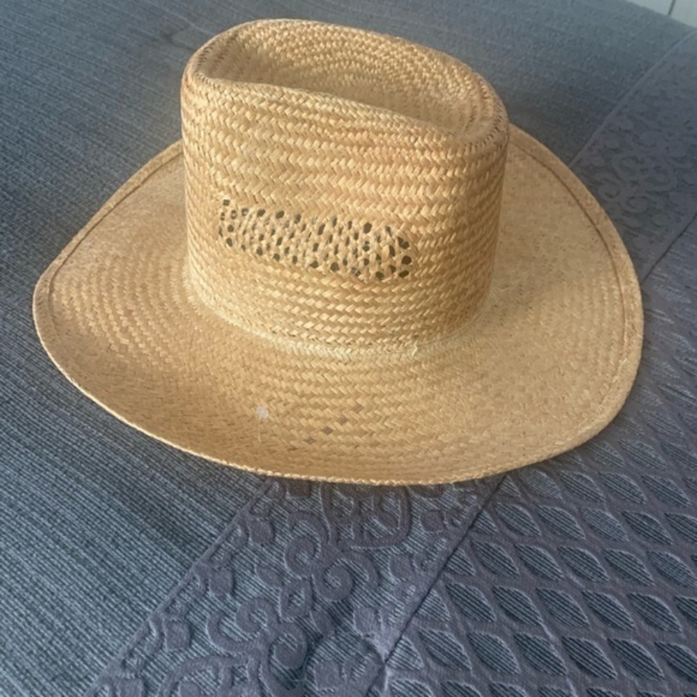 New Bailey U-Rollit Professional Rodeo Cowboy Straw Hat Tan